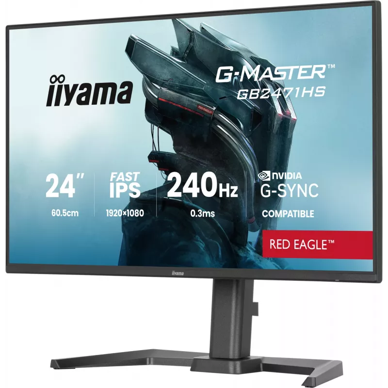 iiyama G-MASTER GB2471HS-B1 computermonitor 60,5 cm (23,8 inch) 1920 x 1080 pixel Full HD zwart