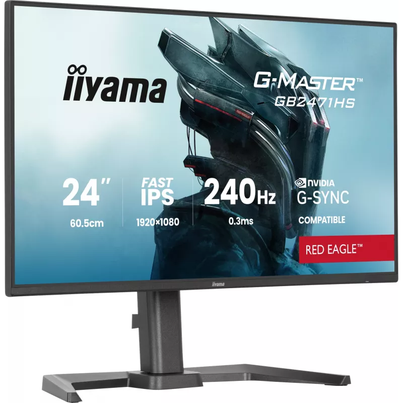 iiyama G-MASTER GB2471HS-B1 computermonitor 60,5 cm (23,8 inch) 1920 x 1080 pixel Full HD zwart