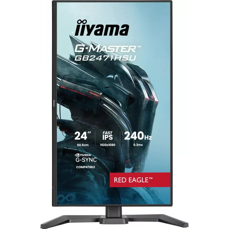 iiyama G-MASTER GB2471HSU-B1 computermonitor 60,5 cm (23,8 inch) 1920 x 1080 pixel Full HD zwart