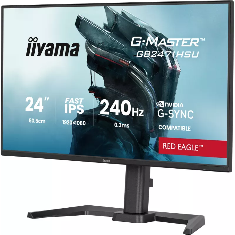 iiyama G-MASTER GB2471HSU-B1 computermonitor 60,5 cm (23,8 inch) 1920 x 1080 pixel Full HD zwart