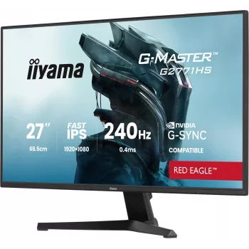 iiyama G-MASTER G2771HS-B1 computermonitor 68,6 cm (27 inch) 1920 x 1080 pixel Full HD zwart