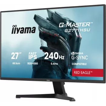 Monitor IIYAMA G2771HSU-B1 27 inch Fast IPS Full HD 1920x1080 240Hz HDR10 FreeSync G-SYNC compatibel