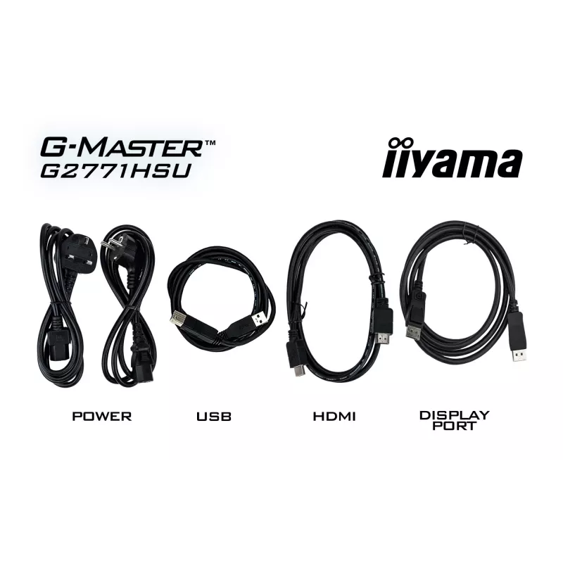 Monitor IIYAMA G2771HSU-B1 27 inch Fast IPS Full HD 1920x1080 240Hz HDR10 FreeSync G-SYNC compatibel