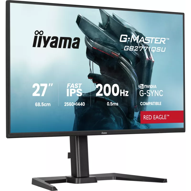 iiyama G-MASTER GB2771QSU-B1 computermonitor 68,6 cm (27 inch) 2560 x 1440 pixel Wide Quad HD zwart