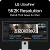 LG 40U990A-W computermonitor 101,6 cm (40 inch) 5120 x 2160 pixel WUHD zwart