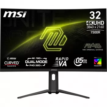 MSI MAG 321CUPDF computermonitor 80 cm (31,5 inch) 3840 x 2160 pixel 4K Ultra HD LCD zwart