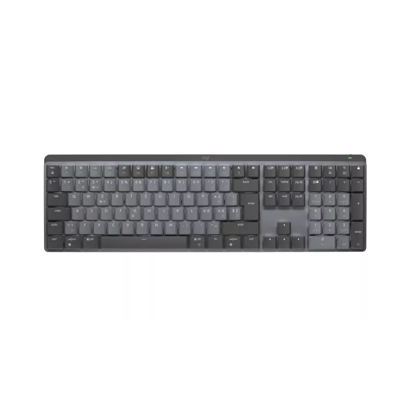 LOGITECH MX Mechanical draadloos verlicht performance-toetsenbord - Graphite Suisse Qwertz