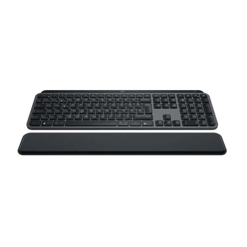 LOGITECH Mx Keys S toetsenbord met handpalmsteun grafiet QWERTZ Zwitserse layout