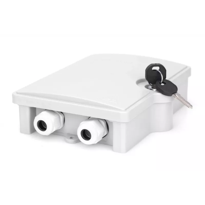 DIGITUS Outdoor FTTH-box, IP65 voor 2x SC/SC-adapter of 2x LC/DC