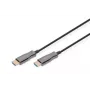 DIGITUS HDMI AOC hybride glasvezelkabel, type A M/M, 30m UHD 4K@60Hz, CE, zwart