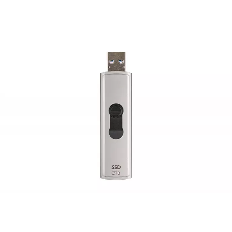 TRANSCEND SSD - Esd320a draagbare drive - 512 GB - USB Type A - zachtaardig grijs