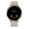 GARMIN INTERNATIONAL Venu 3S - 41 mm - smartwatch met band - Frans - grijs