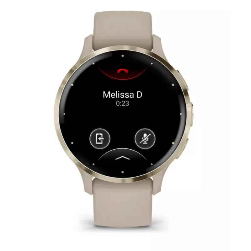 GARMIN INTERNATIONAL Venu 3S - 41 mm - smartwatch met band - Frans - grijs