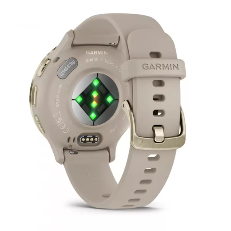 GARMIN INTERNATIONAL Venu 3S - 41 mm - smartwatch met band - Frans - grijs