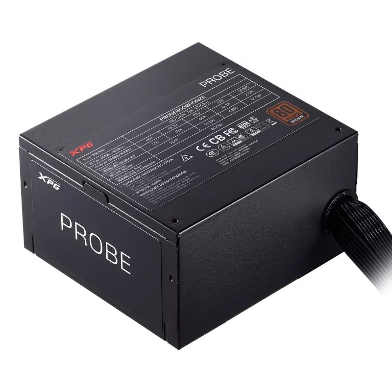 XPG PROBE 700 BRONZE voeding, 700 W, 100 - 240 V, 47 - 63 Hz, 10 A, actief, 19 A