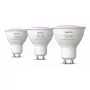 Philips Hue White and Colour Ambience GU10 – slimme spotlight – (3-pack)