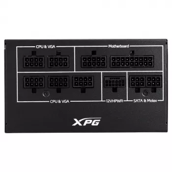 XPG COREREACTOR II 850W voeding, 850 W, 100 - 240 V, 47 - 63 Hz, 12 A, 22 A, 62,5 A