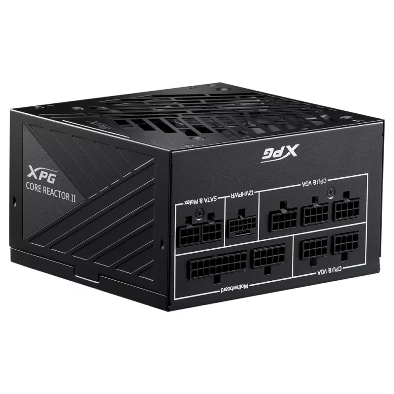XPG COREREACTOR II 850W voeding, 850 W, 100 - 240 V, 47 - 63 Hz, 12 A, 22 A, 62,5 A
