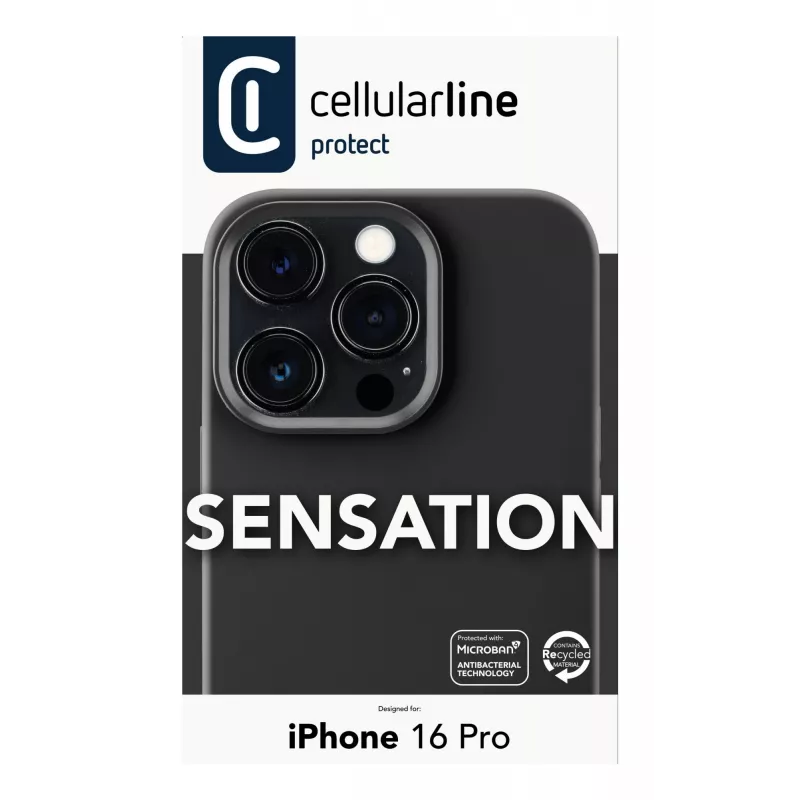 Cellularline Sensation - iPhone 16 Pro soft-touch siliconenhoesje
