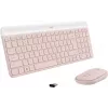 LOGITECH Slim draadloze toetsenbord- en muiscombinatie MK470 - rosé Qwerty US/int'l