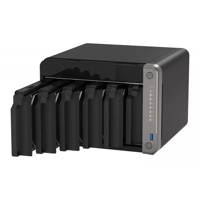 QNAP TS-AI642-8G NAS/opslagserver tower ARM Cortex-A76 8 GB zwart