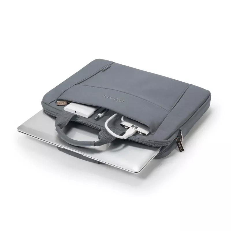 DICOTA Eco schlank Case Base - 11-12,5 inch notebooktas - grijs / 300d Rpet polyester