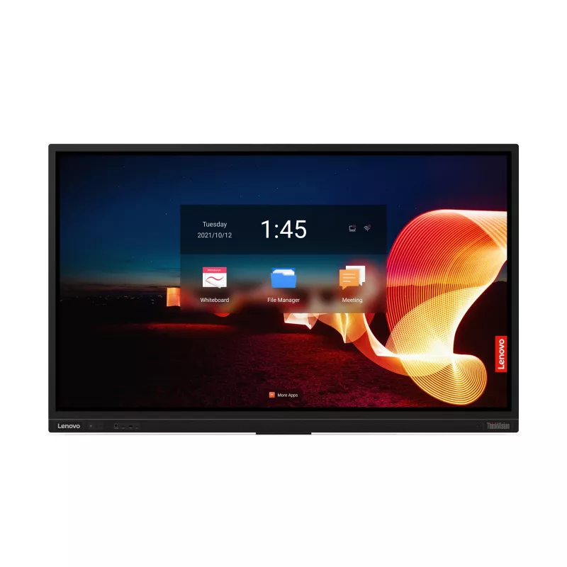 Lenovo ThinkVision T75 computermonitor 190,5 cm (75 inch) 3840 x 2160 pixel 4K Ultra HD LED touchscreen zwart