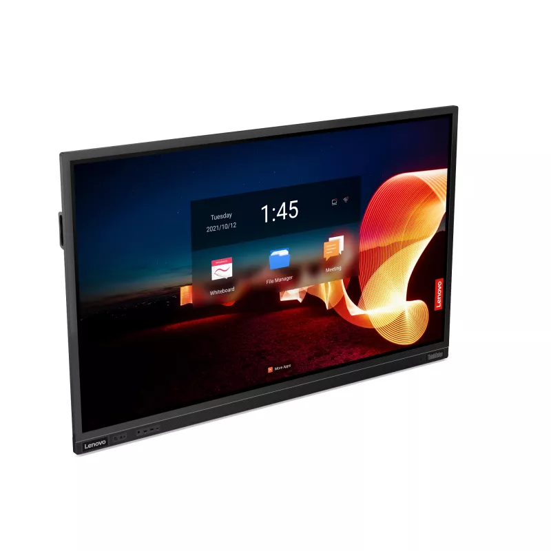 Lenovo ThinkVision T75 computermonitor 190,5 cm (75 inch) 3840 x 2160 pixel 4K Ultra HD LED touchscreen zwart