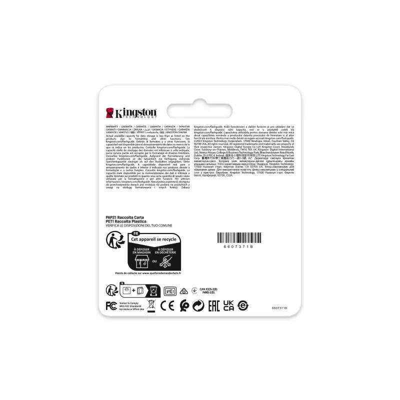 Flashgeheugen Kingston Technology 32GB SDHC UHS-I Industrial pSLC