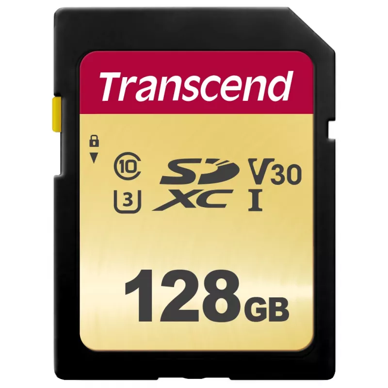 Flashgeheugen Transcend 128 GB SDXC UHS-I 500S
