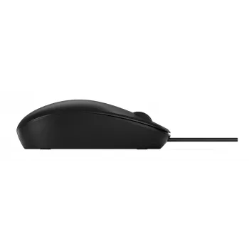Muis HP 125 optisch bedraad USB zwart