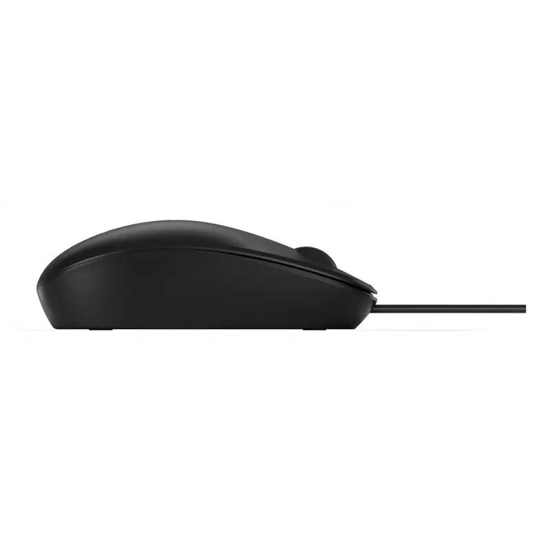 Muis HP 125 optisch bedraad USB zwart