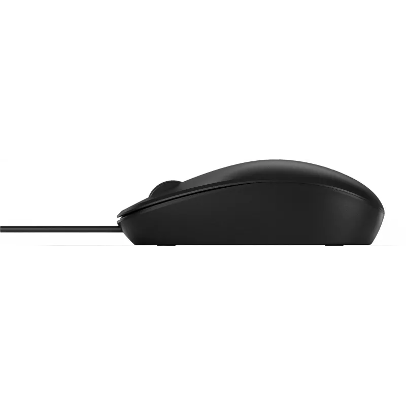 Muis HP 125 optisch bedraad USB zwart