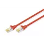 DIGITUS patchkabel - CAT6a - S/FTP - met trekontlasting - Cu - 1 m - rood