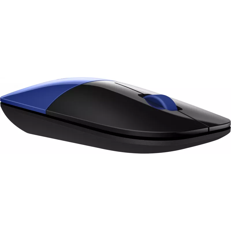 HP Z3700 blauwe draadloze muis, voor beide handen, optisch, RF draadloos, 1200 DPI, blauw