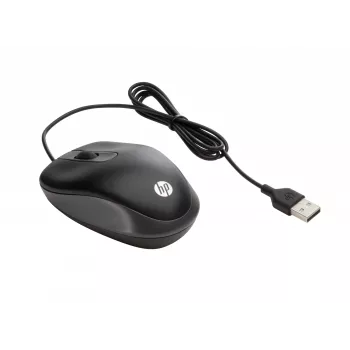 HP USB Travel Muis, voor beide handen, optisch, USB Type-A, 1000 DPI, zwart
