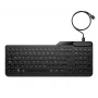 HP 405 multi-device verlicht bedraad toetsenbord, volledig formaat (100%), bedraad, USB, membraan, zwart