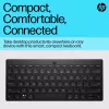 Compact Bluetooth-toetsenbord HP 355 – draadloze mechanische toetsen, zwart, 0,34 kg