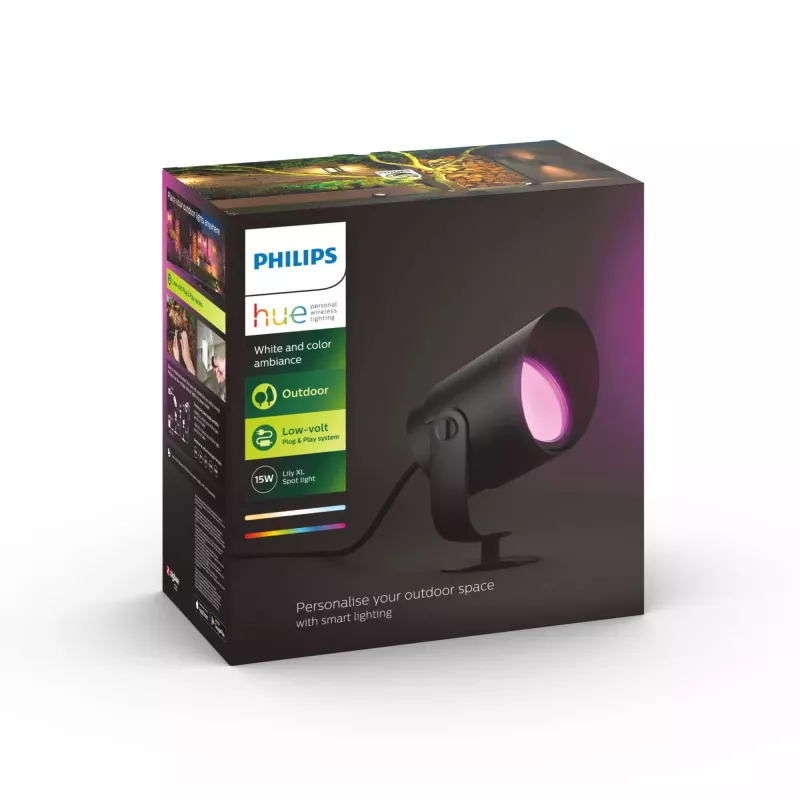 Philips Hue White and Colour Ambience Lily XL Outdoor-schijnwerper