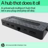 HP Universal USB-C multiport hub USB 3.2 Gen 1 Type-C zwart
