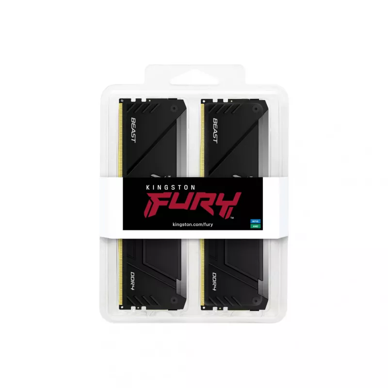 Kingston Technology FURY Beast 64GB 3200MT/s DDR4 CL16 DIMM (set van 2) RGB