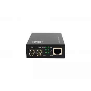 LevelOne RJ45 naar ST Gigabit mediaconverter, single-mode vezel, 1310nm, 20km