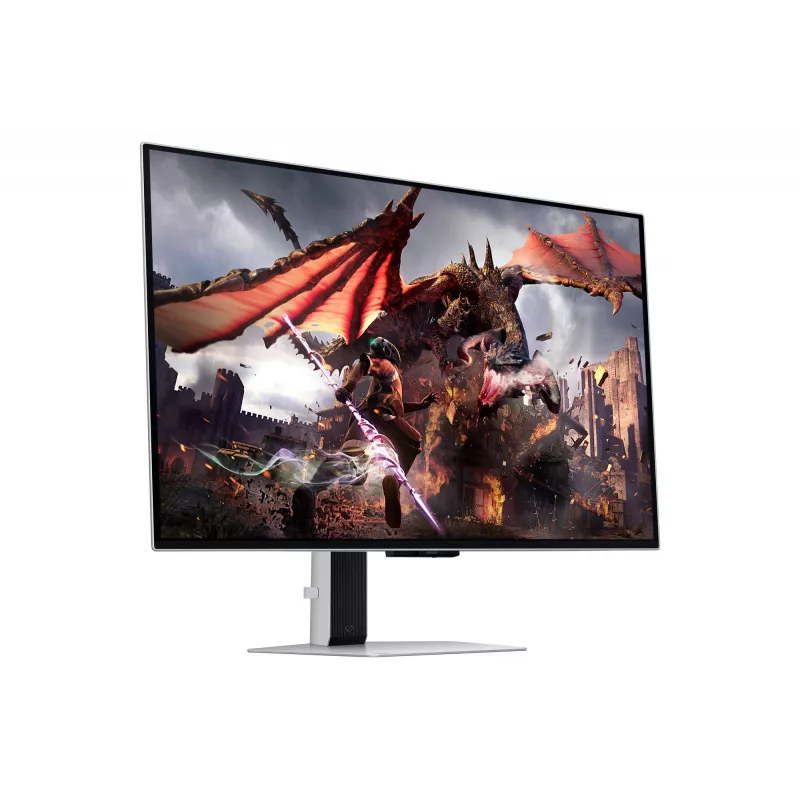 Samsung G80SD computermonitor 81,3 cm (32 inch) 3840 x 2160 pixel 4K Ultra HD OLED zilver