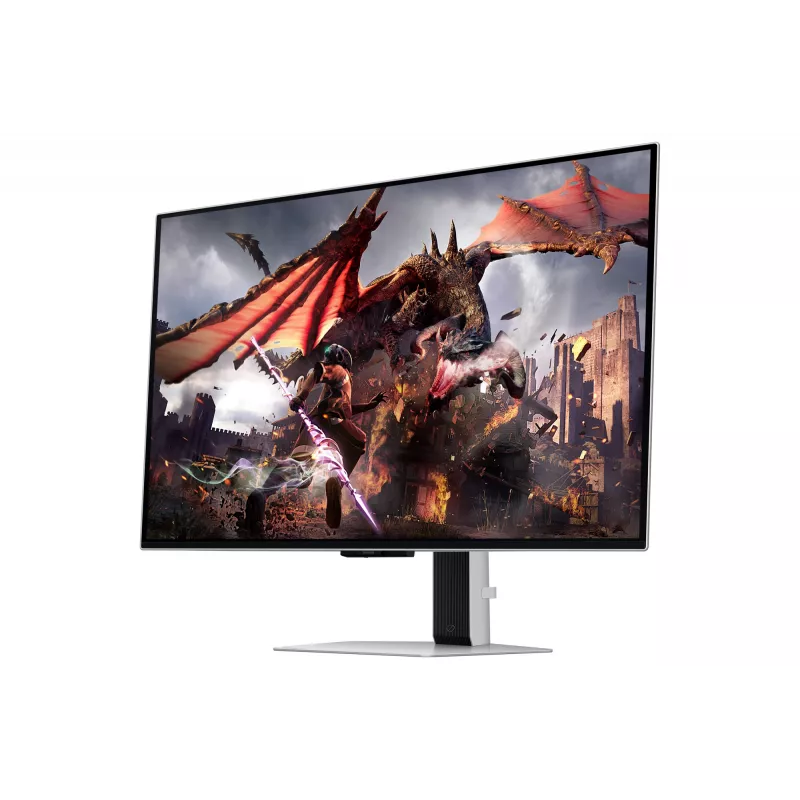 Samsung G80SD computermonitor 81,3 cm (32 inch) 3840 x 2160 pixel 4K Ultra HD OLED zilver