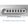 Samsung G80SD computermonitor 81,3 cm (32 inch) 3840 x 2160 pixel 4K Ultra HD OLED zilver