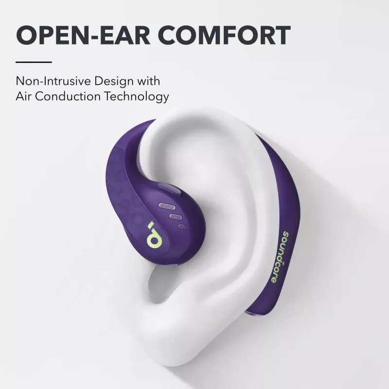 ANKER Earbuds - Soundcore Aerofit Pro - Electric lila