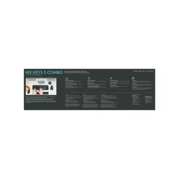 LOGITECH MX Keys S Combo - grafiet - QWERTY US/International