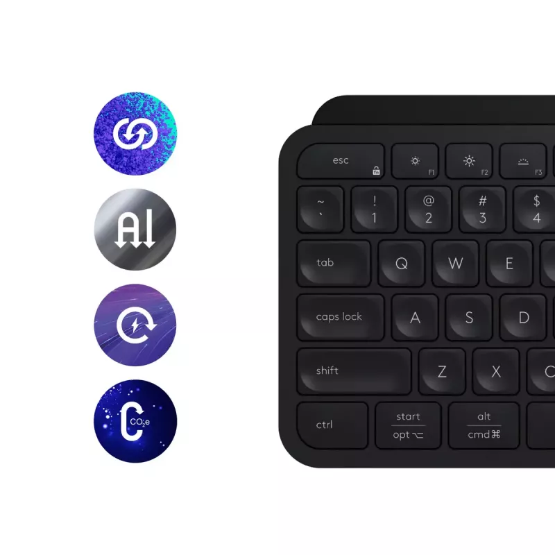LOGITECH MX Keys S Combo - grafiet - QWERTY US/International