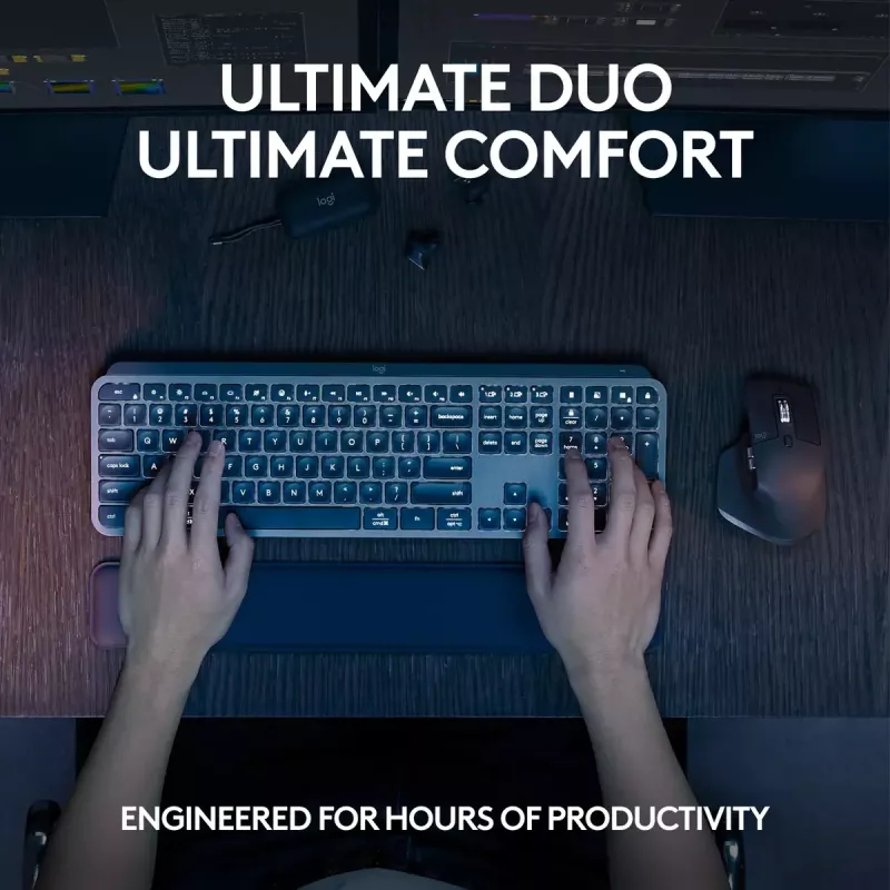 LOGITECH MX Keys S Combo - grafiet - QWERTY US/International