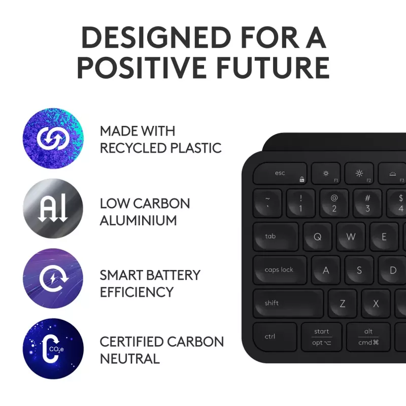LOGITECH MX Keys S Combo - grafiet - QWERTY US/International
